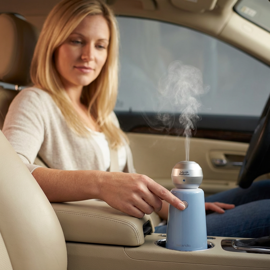 Portable Waterless Aroma Diffuser with 2 Essential Balls