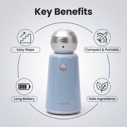 Portable Waterless Aroma Diffuser with 2 Essential Balls