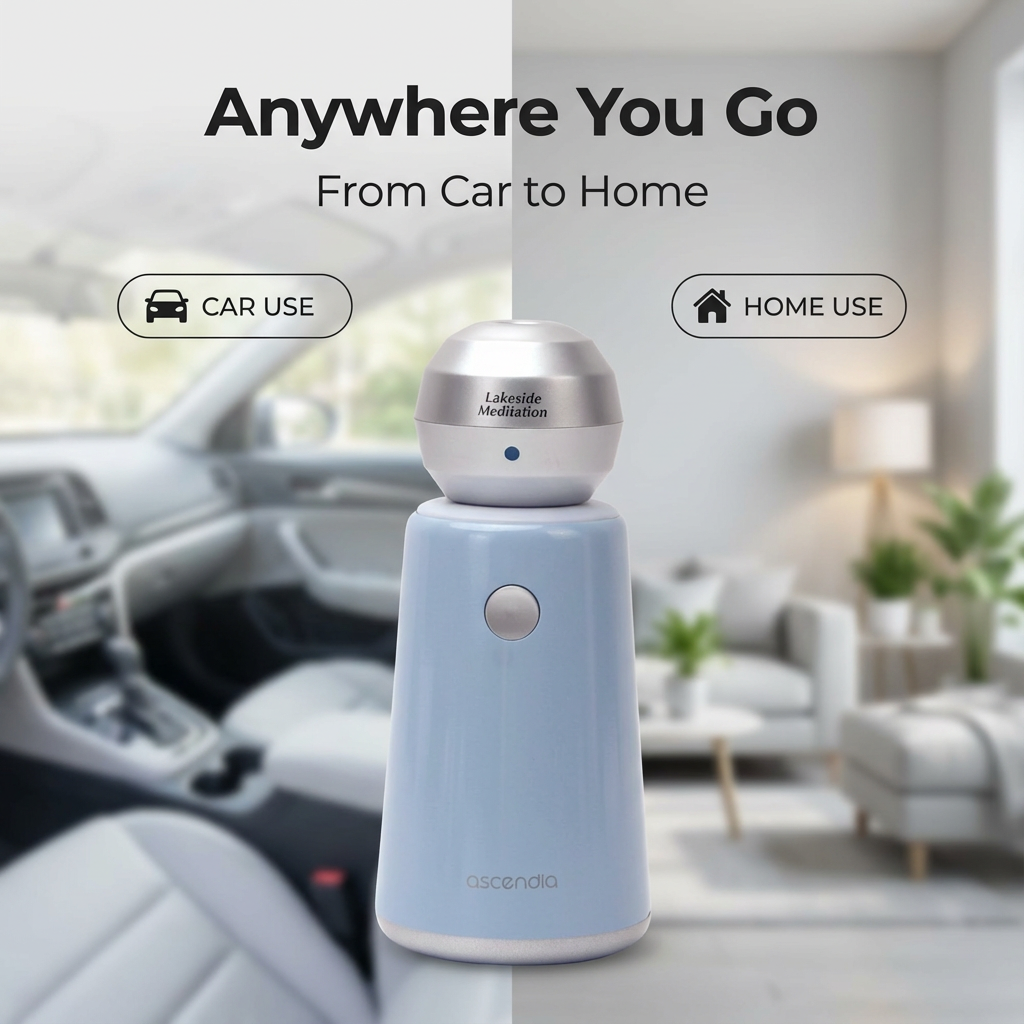 Portable Waterless Aroma Diffuser with 2 Essential Balls